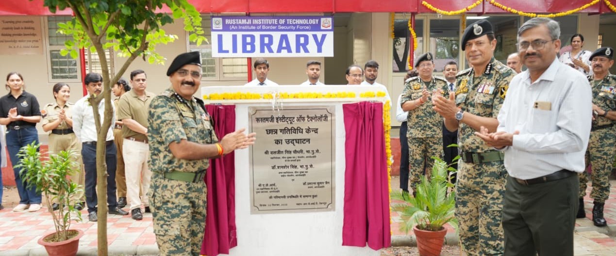 DG BSF inaugurates the Student Activity Center at RJIT